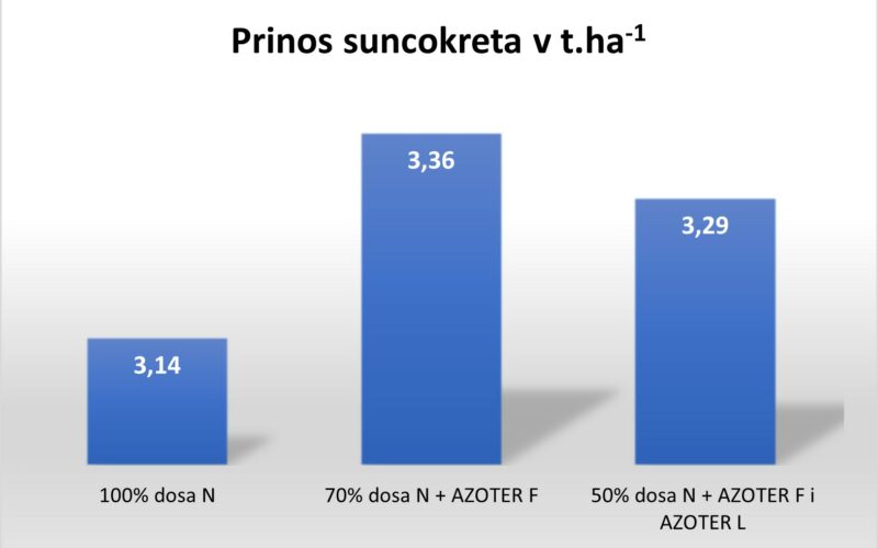 graf suncokreta HR